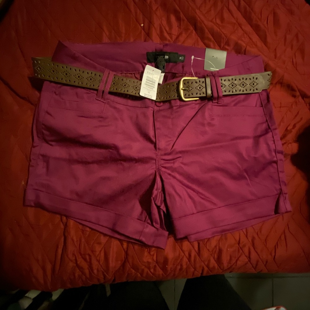 Torrid Purple Shorts Size 16